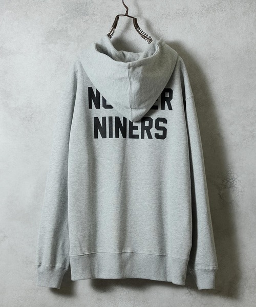 NUMBER (N)INE（ナンバーナイン）の「NUMBER NINERS BACK PRINTED FULL ZIP SWEAT HOODIE / ナンバーナイナーズ バックプリント ジップパーカー（パーカー・メンズ・トップグレー/ブラック・XL/L/M）」の14枚目の写真