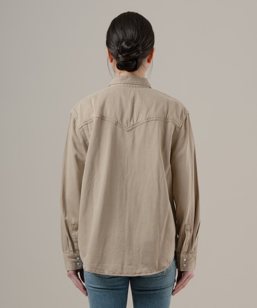 Levi's(リーバイス)の「Levi's/リーバイス TEODORA ウエスタンシャツ(シャツ/ブラウス・レディース・ブラウン・M/S/XS)」の3枚目の写真