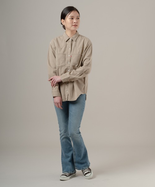 Levi's(リーバイス)の「Levi's/リーバイス TEODORA ウエスタンシャツ(シャツ/ブラウス・レディース・ブラウン・M/S/XS)」の5枚目の写真