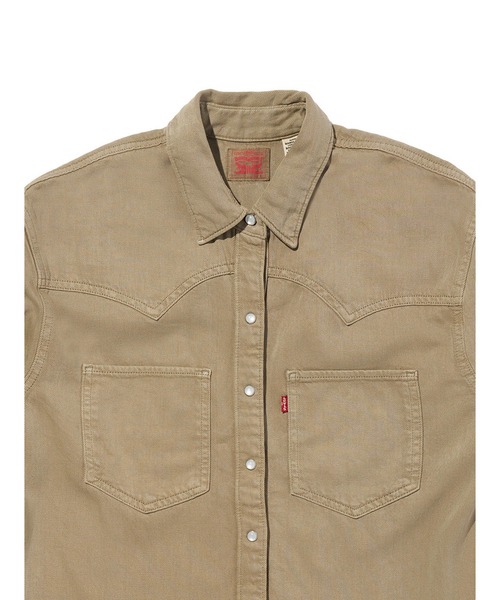 Levi's(リーバイス)の「Levi's/リーバイス TEODORA ウエスタンシャツ(シャツ/ブラウス・レディース・ブラウン・M/S/XS)」の9枚目の写真