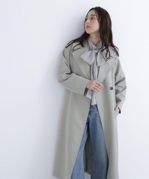 NATURAL BEAUTY BASIC（ナチュラルビューティーベーシック）の「◇ミニチェック2wayボウタイブラウス（シャツ/ブラウス・レディース・ホワイト系その他/ブルー系その他/ホワイト系その他2・SMALL/MEDIUM）」の12枚目の写真