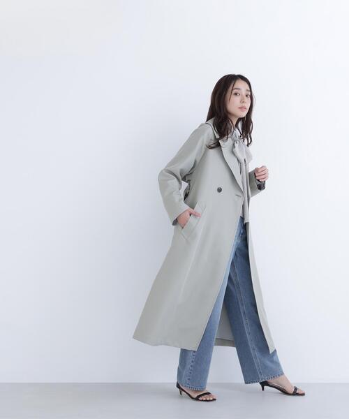 NATURAL BEAUTY BASIC（ナチュラルビューティーベーシック）の「◇ミニチェック2wayボウタイブラウス（シャツ/ブラウス・レディース・ホワイト系その他/ブルー系その他/ホワイト系その他2・SMALL/MEDIUM）」の13枚目の写真