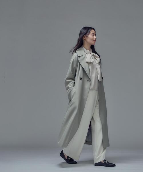 NATURAL BEAUTY BASIC（ナチュラルビューティーベーシック）の「◇ミニチェック2wayボウタイブラウス（シャツ/ブラウス・レディース・ホワイト系その他/ブルー系その他/ホワイト系その他2・SMALL/MEDIUM）」の18枚目の写真