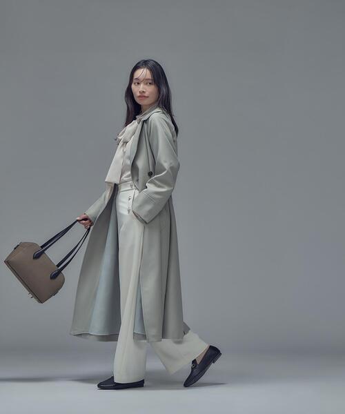 NATURAL BEAUTY BASIC（ナチュラルビューティーベーシック）の「◇ミニチェック2wayボウタイブラウス（シャツ/ブラウス・レディース・ホワイト系その他/ブルー系その他/ホワイト系その他2・SMALL/MEDIUM）」の19枚目の写真