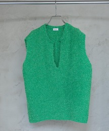 A part by（アパートバイ）の「リボンヤーンニットベスト（ベスト）」