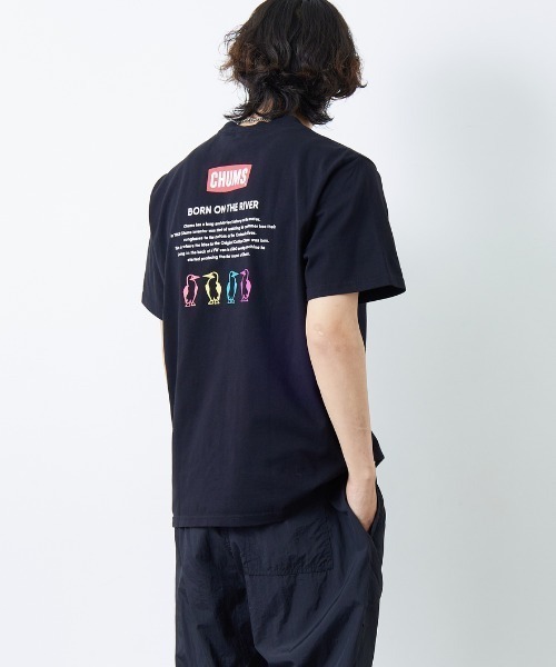 CHUMS（チャムス）の「【WEB先行予約】[CHUMS/チャムス] 別注 ヒストリーロゴ バックプリント ショートスリーブTシャツ (WEB限定)（Tシャツ/カットソー・レディース・ホワイト/ブラック・XXL/L/M/XL）」の18枚目の写真