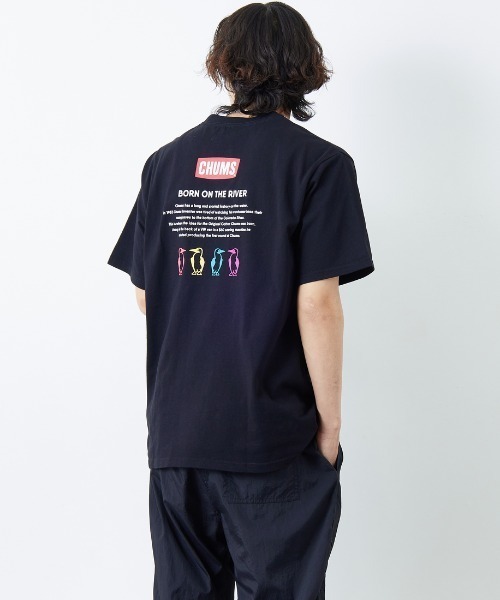 CHUMS（チャムス）の「【WEB先行予約】[CHUMS/チャムス] 別注 ヒストリーロゴ バックプリント ショートスリーブTシャツ (WEB限定)（Tシャツ/カットソー・レディース・ホワイト/ブラック・XXL/L/M/XL）」の21枚目の写真