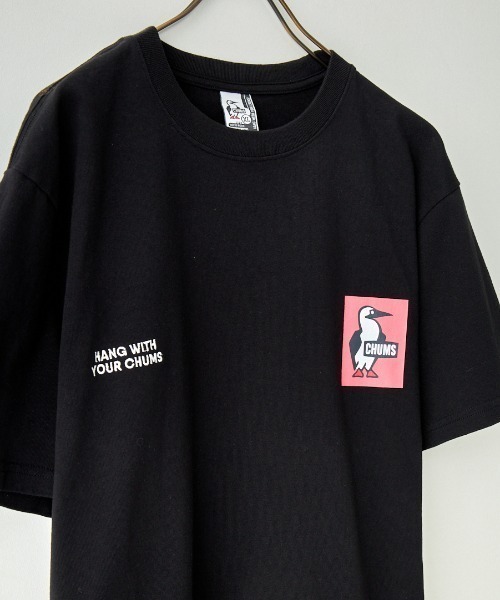 CHUMS（チャムス）の「【WEB限定】[CHUMS/チャムス] 別注 ヒストリーロゴ バックプリント ショートスリーブTシャツ（Tシャツ/カットソー・レディース・ホワイト/ブラック・XXL/L/M/XL）」の11枚目の写真