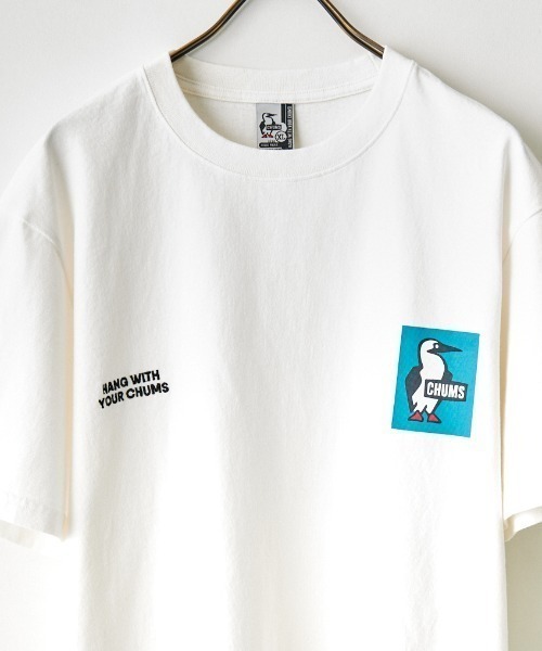 CHUMS（チャムス）の「【WEB限定】[CHUMS/チャムス] 別注 ヒストリーロゴ バックプリント ショートスリーブTシャツ（Tシャツ/カットソー・レディース・ホワイト/ブラック・XXL/L/M/XL）」の14枚目の写真