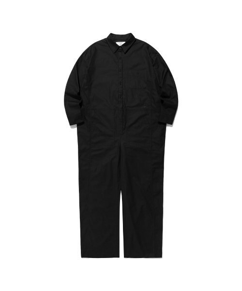 NICE GHOST CLUB(ナイスゴーストクラブ)の「FFATS SHIRTS JUMPSUITS_BLACK(NG2ESUW391A)(つなぎ/オールインワン・レディース・ブラック・M/L)」の1枚目の写真