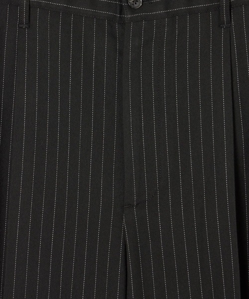 niko and...（ニコアンド）の「ワイドストライプスラックス（スラックス・メンズ・ブラウン/グレー/ブラック・MEDIUM/LARGE）」の4枚目の写真