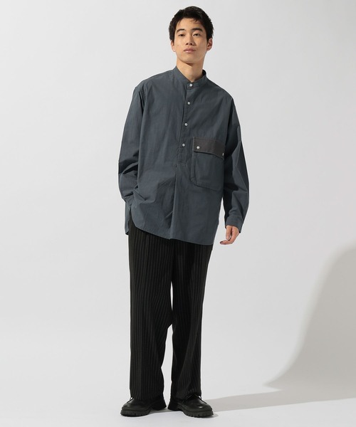 niko and...（ニコアンド）の「ワイドストライプスラックス（スラックス・メンズ・ブラウン/グレー/ブラック・MEDIUM/LARGE）」の7枚目の写真