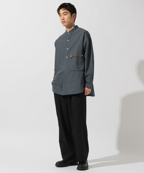 niko and...（ニコアンド）の「ワイドストライプスラックス（スラックス・メンズ・ブラウン/グレー/ブラック・MEDIUM/LARGE）」の8枚目の写真