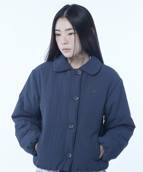 THECOLDESTMOMENT(ザコールデストモーメント)の「(w) TCM round collar padding (navy)(ダウンジャケット/コート・レディース・その他・S/M)」の7枚目の写真