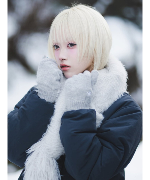 THECOLDESTMOMENT(ザコールデストモーメント)の「(w) TCM round collar padding (navy)(ダウンジャケット/コート・レディース・その他・S/M)」の9枚目の写真