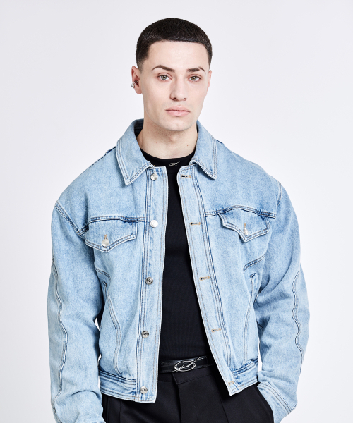 51%(フィフティーワンパーセント)の「Tunnel Lining denim Jacket - Light Blue(デニムジャケット・メンズ・その他・L/XL/M)」の1枚目の写真
