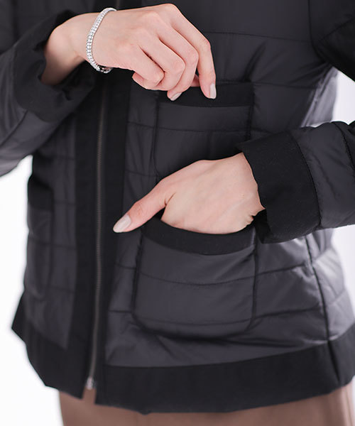 NANO universe（ナノユニバース）の「W発熱インナー付チェスターコート（チェスターコート・レディース・ライトグレー/ベージュ/ブラック・36/38/40）」の7枚目の写真