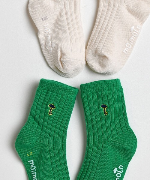 moimoln(モイモルン)の「【3点セット】シンボル刺繍クルーソックス・靴下(ソックス/靴下・キッズ・アイボリー・18cm/16cm/14cm/12cm/10cm)」の5枚目の写真