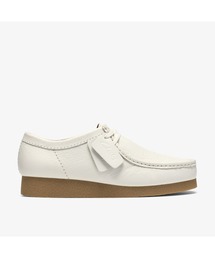 Clarks（クラークス）の「WallabeeEVO / ワラビーエヴォ (ホワイトレザー)（モカシン/デッキシューズ）」