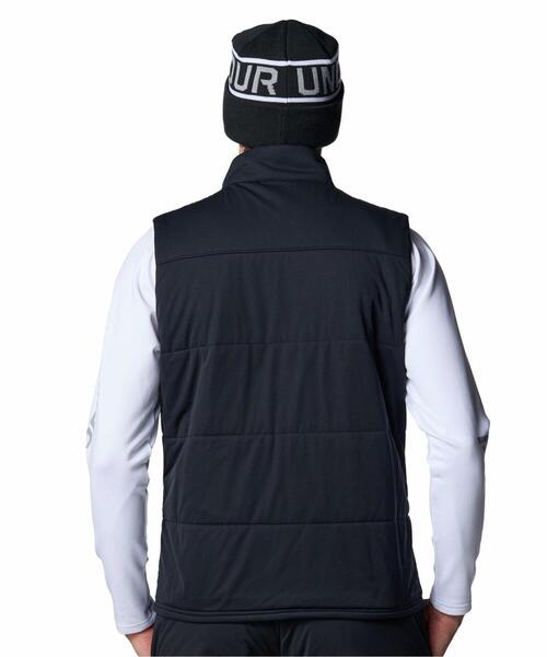 UNDER ARMOUR(アンダーアーマー)の「UAドライブ プロ インサレーテッド フルジップ ベスト(ゴルフ/メンズ)(ベスト・メンズ・ブラック・M/L/XL/2XL/S)」の2枚目の写真
