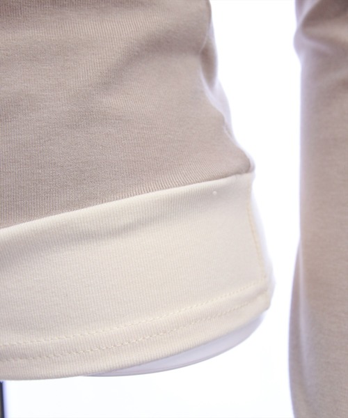 clear（クリア）の「レイヤード風配色ポロカットソー［大人 カジュアル 着回し力抜群］≪新作≫（Tシャツ/カットソー・レディース・ピンク/ベージュ/グレー/ブラック・F）」の17枚目の写真