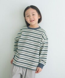 green label relaxing | マルチボーダー Tシャツ / キッズ  100cm-160cm(Tシャツ/カットソー)