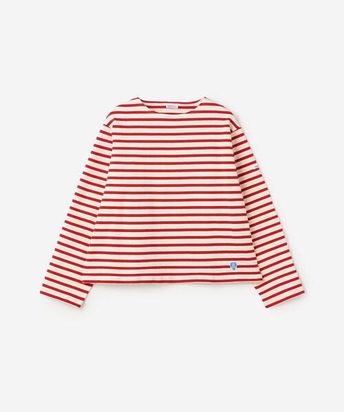 ORCIVAL（オーシバル）の「ORCIVAL | コットンロード クルーネック ワイドフレンチバスクTシャツ WOMEN（Tシャツ/カットソー・レディース・イエロー系その他/グレー系その他/ピンク系その他/ブルー系その他2/ホワイト系その他5/ブラウン系その他2/レッド系その他/ブルー系その他・1）」の8枚目の写真