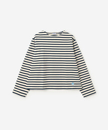ORCIVAL | コットンロード クルーネック ワイドフレンチバスクTシャツ WOMEN