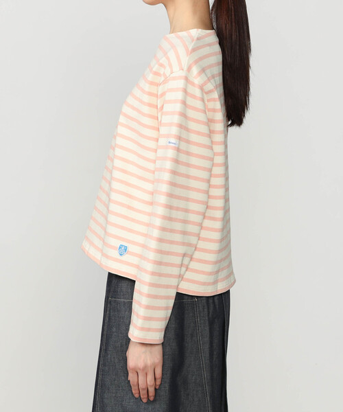 ORCIVAL（オーシバル）の「ORCIVAL | コットンロード クルーネック ワイドフレンチバスクTシャツ WOMEN（Tシャツ/カットソー・レディース・イエロー系その他/グレー系その他/ピンク系その他/ブルー系その他2/ホワイト系その他5/ブラウン系その他2/レッド系その他/ブルー系その他・1）」の17枚目の写真