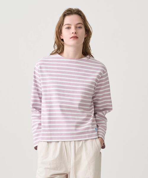 ORCIVAL（オーシバル）の「ORCIVAL | コットンロード クルーネック ワイドフレンチバスクTシャツ WOMEN（Tシャツ/カットソー・レディース・イエロー系その他/グレー系その他/ピンク系その他/ブルー系その他2/ホワイト系その他5/ブラウン系その他2/レッド系その他/ブルー系その他・1）」の20枚目の写真