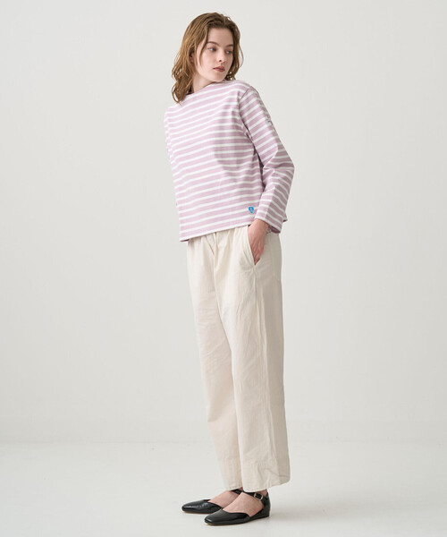 ORCIVAL（オーシバル）の「ORCIVAL | コットンロード クルーネック ワイドフレンチバスクTシャツ WOMEN（Tシャツ/カットソー・レディース・イエロー系その他/グレー系その他/ピンク系その他/ブルー系その他2/ホワイト系その他5/ブラウン系その他2/レッド系その他/ブルー系その他・1）」の21枚目の写真