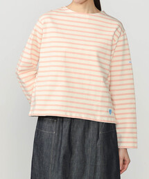 ORCIVAL（オーシバル）の「ORCIVAL | コットンロード クルーネック ワイドフレンチバスクTシャツ WOMEN（Tシャツ/カットソー）」
