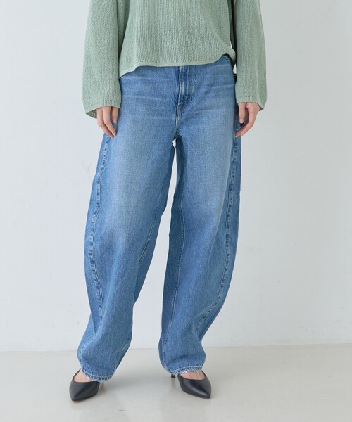 upperhights(アッパーハイツ)の「【upper hights/アッパーハイツ】THE ROMY カーヴィーデニム/カーブデニム(デニムパンツ・レディース・ブルー・24/23/25/21/22)」の3枚目の写真