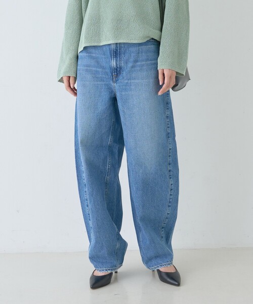 upperhights(アッパーハイツ)の「【upper hights/アッパーハイツ】THE ROMY カーヴィーデニム/カーブデニム(デニムパンツ・レディース・ブルー・24/23/25/21/22)」の4枚目の写真