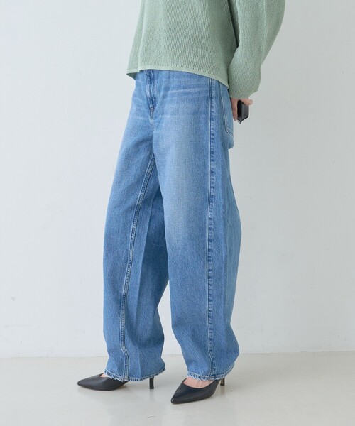 upperhights(アッパーハイツ)の「【upper hights/アッパーハイツ】THE ROMY カーヴィーデニム/カーブデニム(デニムパンツ・レディース・ブルー・24/23/25/21/22)」の5枚目の写真