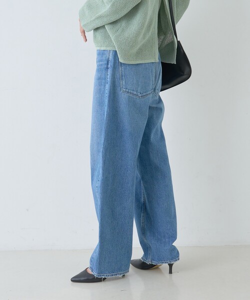 upperhights(アッパーハイツ)の「【upper hights/アッパーハイツ】THE ROMY カーヴィーデニム/カーブデニム(デニムパンツ・レディース・ブルー・24/23/25/21/22)」の6枚目の写真