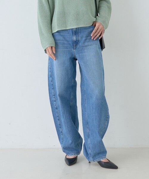 upperhights(アッパーハイツ)の「【upper hights/アッパーハイツ】THE ROMY カーヴィーデニム/カーブデニム(デニムパンツ・レディース・ブルー・24/23/25/21/22)」の9枚目の写真