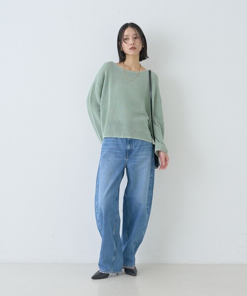 upperhights(アッパーハイツ)の「【upper hights/アッパーハイツ】THE ROMY カーヴィーデニム/カーブデニム(デニムパンツ・レディース・ブルー・24/23/25/21/22)」の10枚目の写真