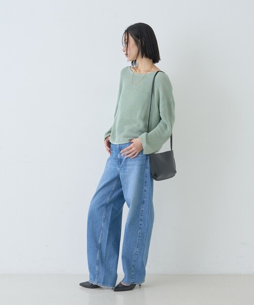 upperhights(アッパーハイツ)の「【upper hights/アッパーハイツ】THE ROMY カーヴィーデニム/カーブデニム(デニムパンツ・レディース・ブルー・24/23/25/21/22)」の12枚目の写真