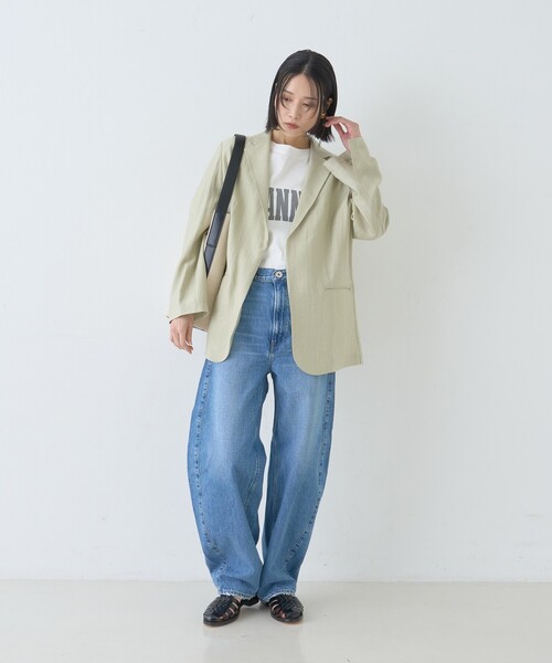 upperhights(アッパーハイツ)の「【upper hights/アッパーハイツ】THE ROMY カーヴィーデニム/カーブデニム(デニムパンツ・レディース・ブルー・24/23/25/21/22)」の20枚目の写真
