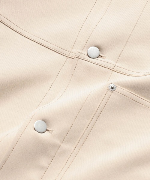 RAGEBLUE（レイジブルー）の「Design Stitch Short Jacket/配色ステッチショートジャケット【セットアップ対応】（ブルゾン・メンズ・ブラック/ライトグリーン/ホワイト・MEDIUM/SMALL/LARGE）」の9枚目の写真