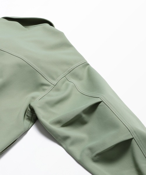 RAGEBLUE（レイジブルー）の「Design Stitch Short Jacket/配色ステッチショートジャケット【セットアップ対応】（ブルゾン・メンズ・ブラック/ライトグリーン/ホワイト・MEDIUM/SMALL/LARGE）」の7枚目の写真