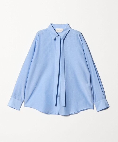 AEWEN MATOPH(イウエン マトフ)の「<AEWEN MATOPH>コットンシルク ボウタイシャツ ‐ ウォッシャブル ‐(シャツ/ブラウス・レディース・オフホワイト/ライトブルー/イエロー・FREE)」の3枚目の写真
