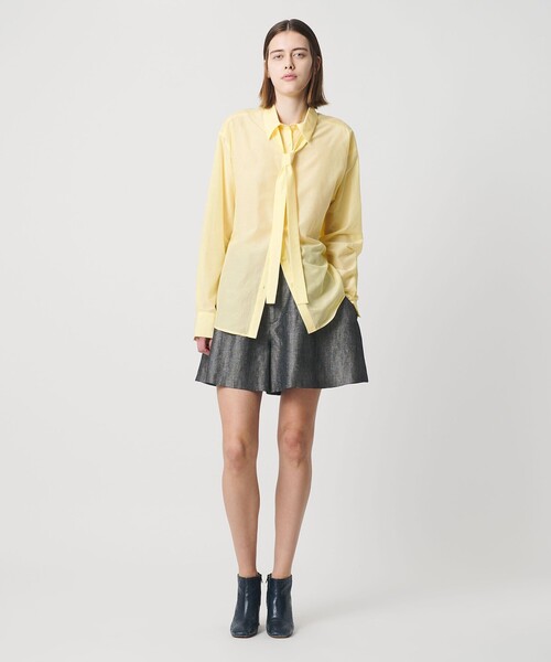 AEWEN MATOPH(イウエン マトフ)の「<AEWEN MATOPH>コットンシルク ボウタイシャツ ‐ ウォッシャブル ‐(シャツ/ブラウス・レディース・オフホワイト/ライトブルー/イエロー・FREE)」の5枚目の写真