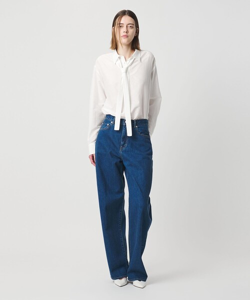 AEWEN MATOPH(イウエン マトフ)の「<AEWEN MATOPH>コットンシルク ボウタイシャツ ‐ ウォッシャブル ‐(シャツ/ブラウス・レディース・オフホワイト/ライトブルー/イエロー・FREE)」の9枚目の写真