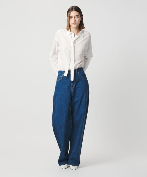 AEWEN MATOPH(イウエン マトフ)の「<AEWEN MATOPH>コットンシルク ボウタイシャツ ‐ ウォッシャブル ‐(シャツ/ブラウス・レディース・オフホワイト/ライトブルー/イエロー・FREE)」の10枚目の写真