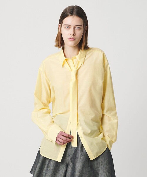 AEWEN MATOPH(イウエン マトフ)の「<AEWEN MATOPH>コットンシルク ボウタイシャツ ‐ ウォッシャブル ‐(シャツ/ブラウス・レディース・オフホワイト/ライトブルー/イエロー・FREE)」の13枚目の写真
