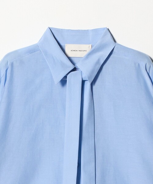 AEWEN MATOPH(イウエン マトフ)の「<AEWEN MATOPH>コットンシルク ボウタイシャツ ‐ ウォッシャブル ‐(シャツ/ブラウス・レディース・オフホワイト/ライトブルー/イエロー・FREE)」の17枚目の写真