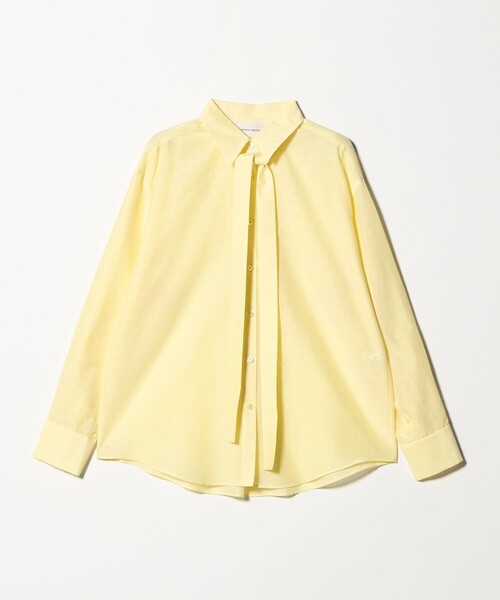 AEWEN MATOPH（イウエン マトフ）の「＜AEWEN MATOPH＞コットンシルク ボウタイシャツ ‐ ウォッシャブル ‐（シャツ/ブラウス・レディース・オフホワイト/ライトブルー/イエロー・FREE）」の8枚目の写真