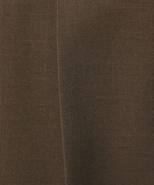 green label relaxing（グリーンレーベルリラクシング）の「［size SHORT/TALLあり］ツイル イージー ワイド パンツ（スラックス・レディース・ダークブラウン/ベージュ・SHORT/36/38/40/TALL）」の8枚目の写真